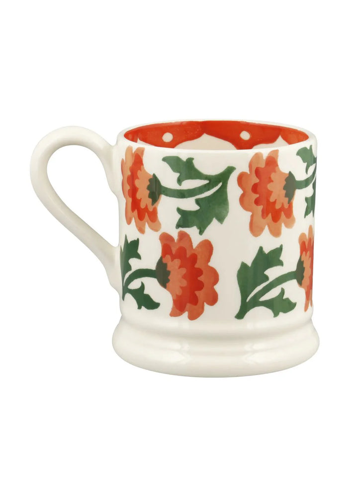 Chrysanthemum Hand-Stamped 1/2 Pint Mug