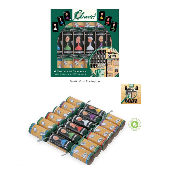 Hasbro Cluedo Christmas Crackers Box of 6