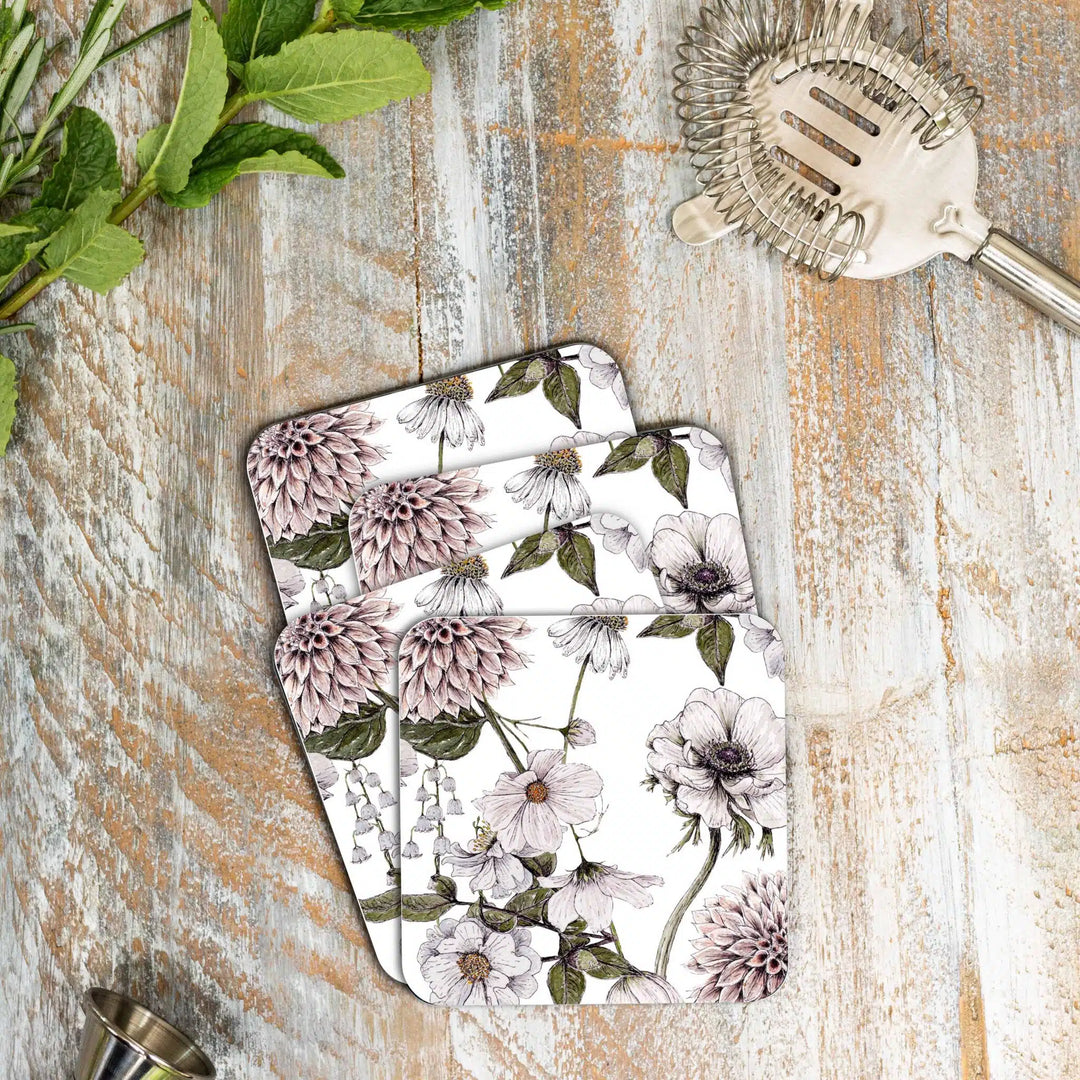 The Blanc Collection Set of 4 Coasters