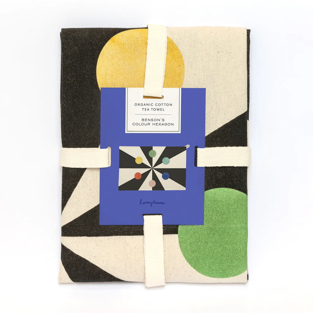 Benson's Color Hexagon Organic Cotton Tea Towel