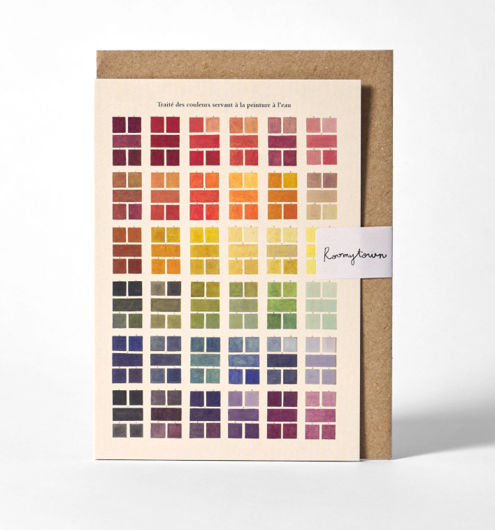 Watercolour Swatches Greetings Card