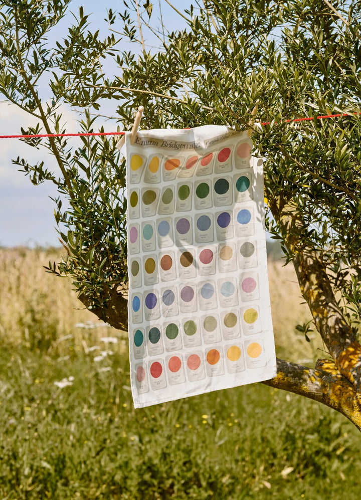 Color Chips Tea Towel