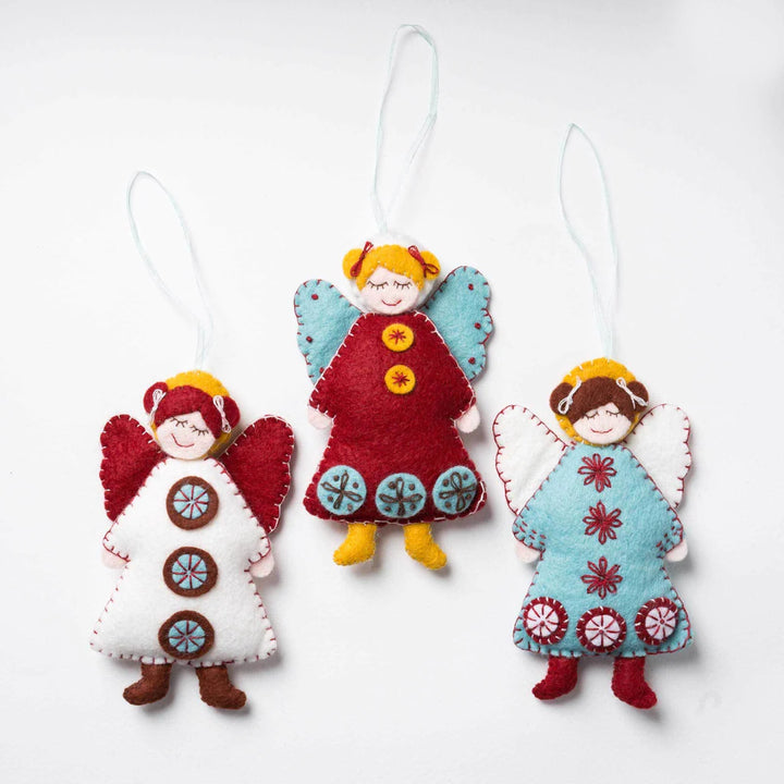 Scandinavian Angels Wool Mix Felt Craft Kit