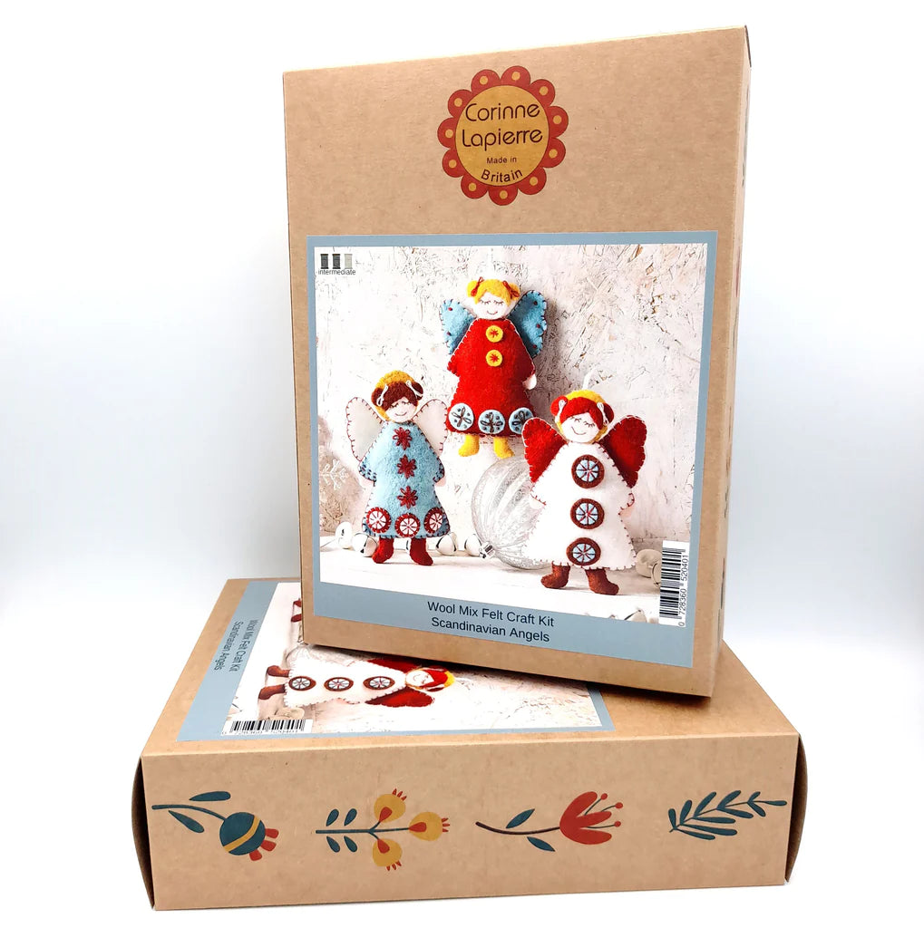 Scandinavian Angels Wool Mix Felt Craft Kit