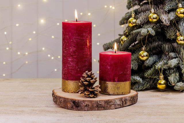 Seasonal Collection - Cosy Vibes - Tall Pillar - Scented Candle