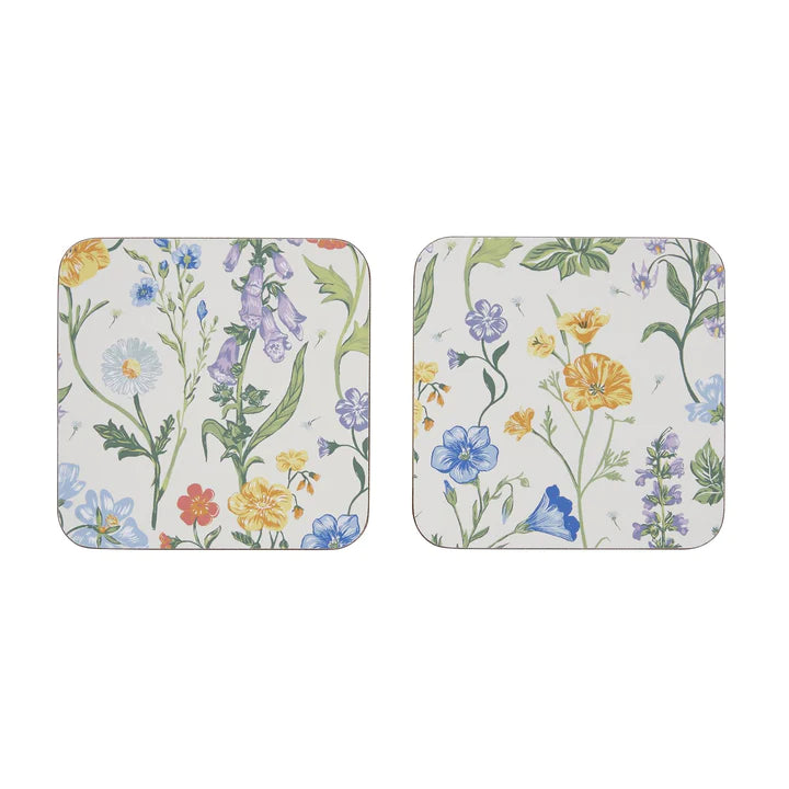 Cottage Garden Coasters - Set of 4
