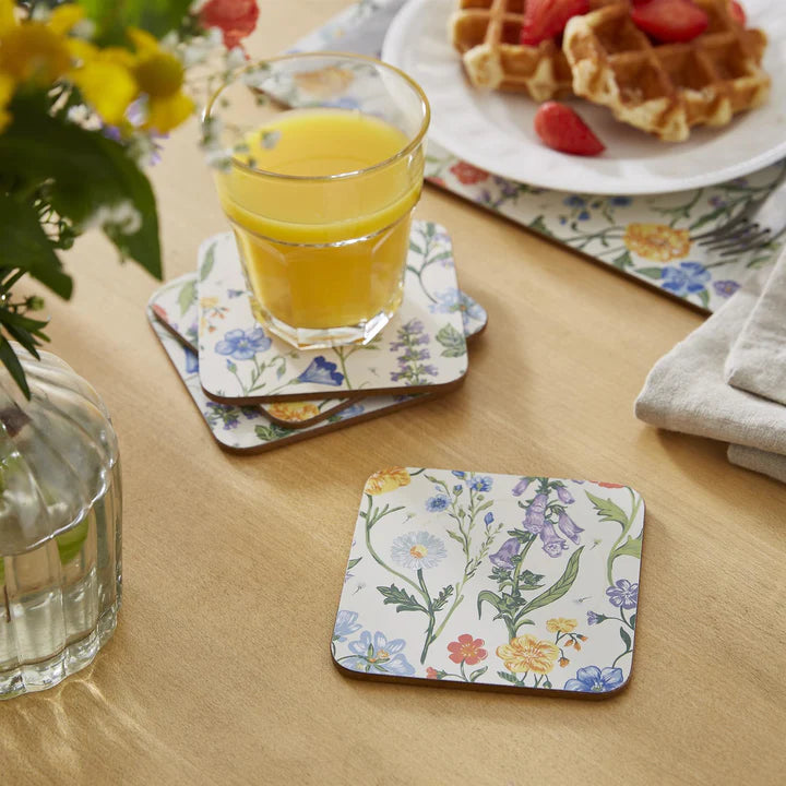 Cottage Garden Coasters - Set of 4