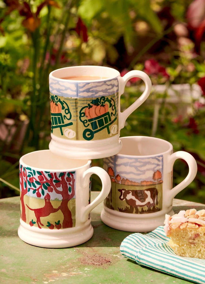 Country Icons Autumn Cows 1/2 Pint Mug