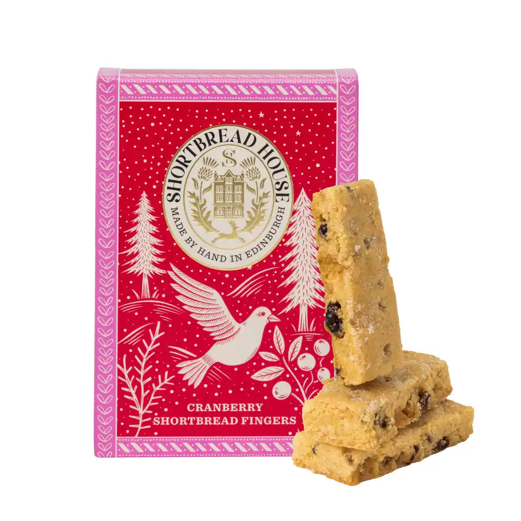 Truly Handmade Shortbread Fingers with Cranberries - 170g