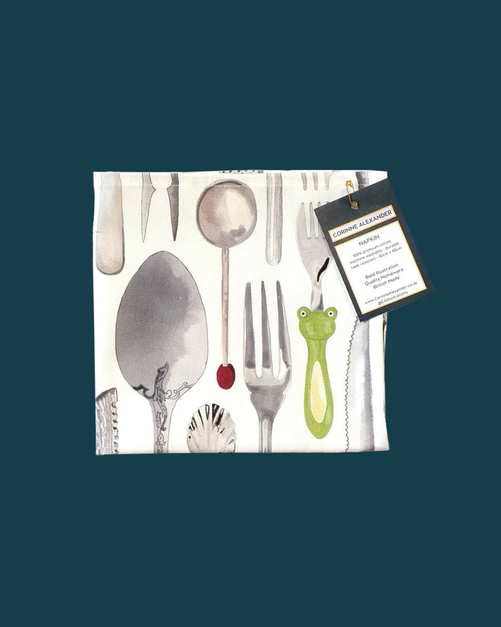 Cutlery Draw Napkin by Corinne Alexander