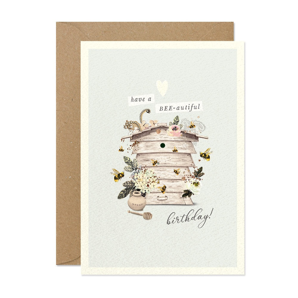 Bee-autiful Birthday Greeting Card