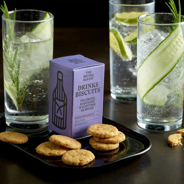 Pecorino, Rosemary and Seaweed Drinks Biscuits 110g