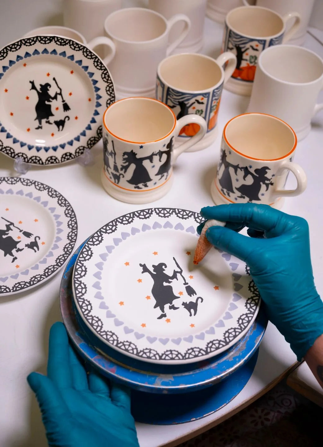 Dancing Witches 6 1/2 inch Plate