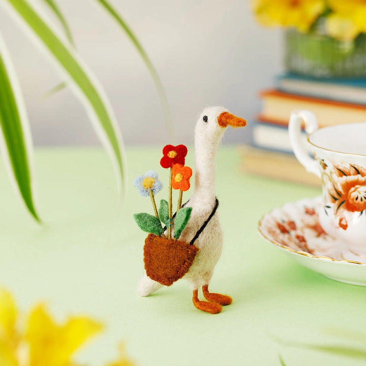 Daphne Duck Felt Animal