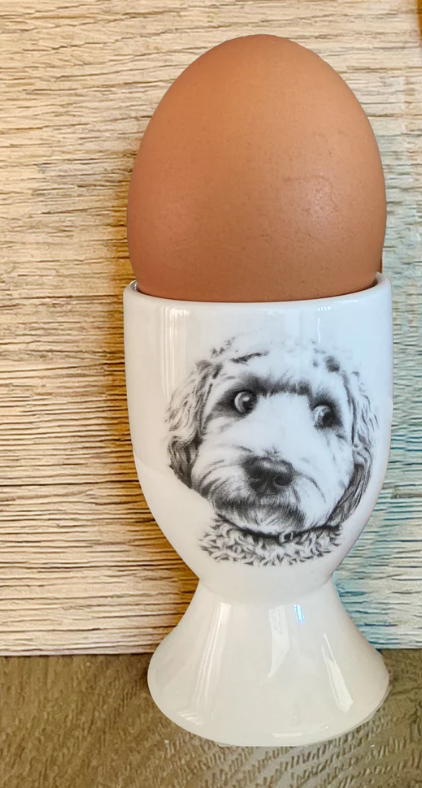 Dino the Dog Bone China Egg Cup