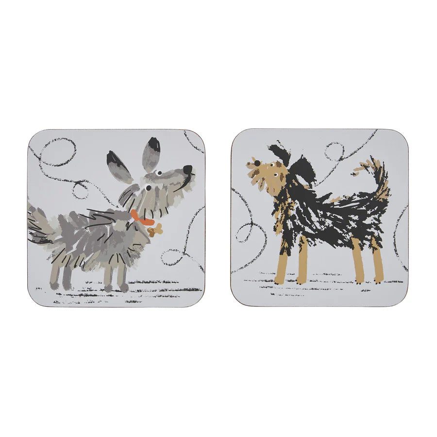 Dog Days Coasters - Set of 4