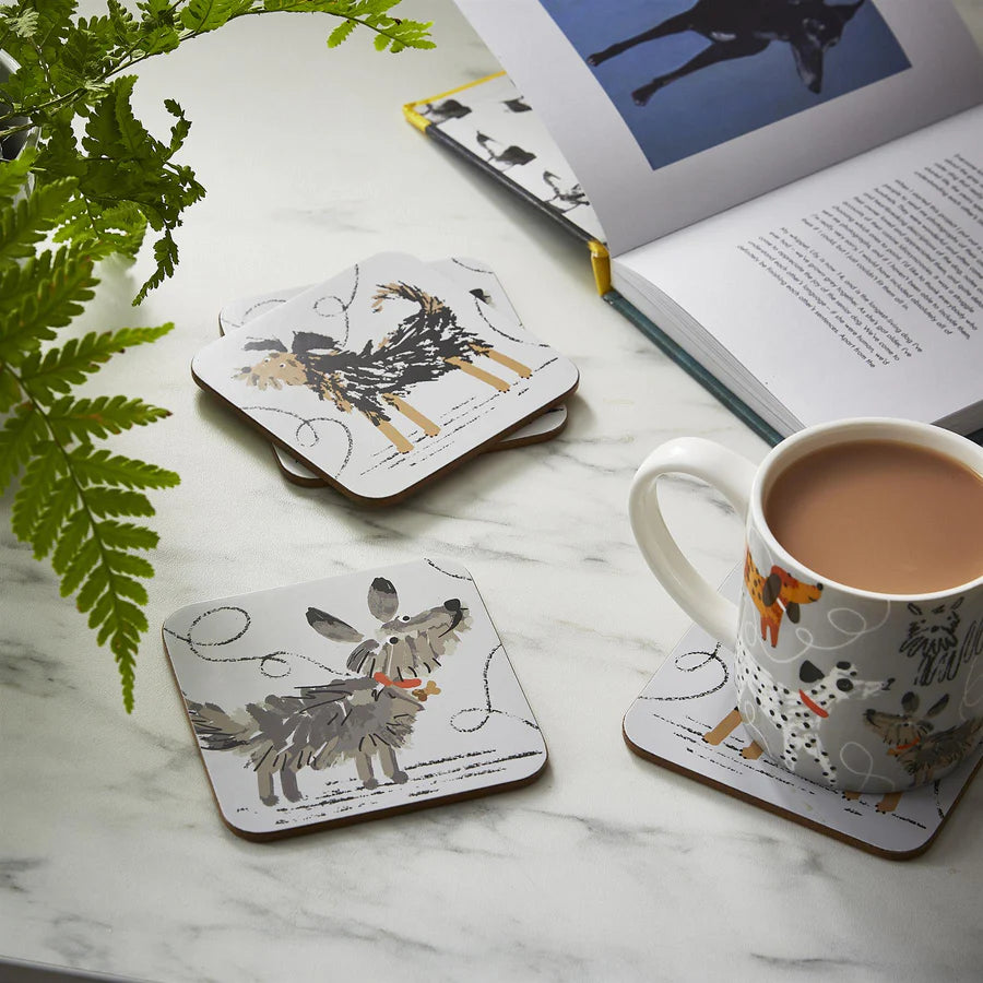 Dog Days Coasters - Set of 4