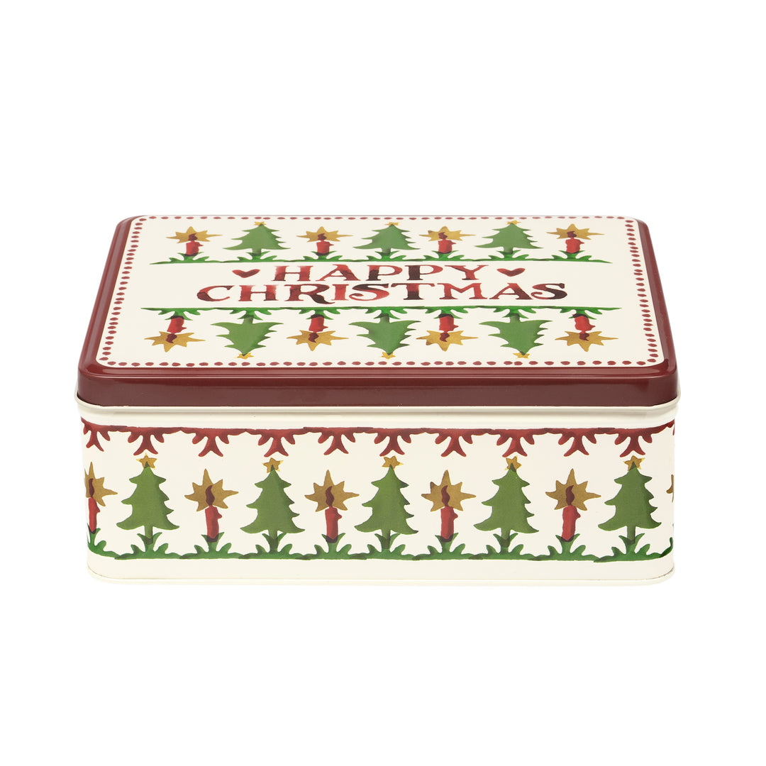 Christmas Joy Deep Rectangular Tin
