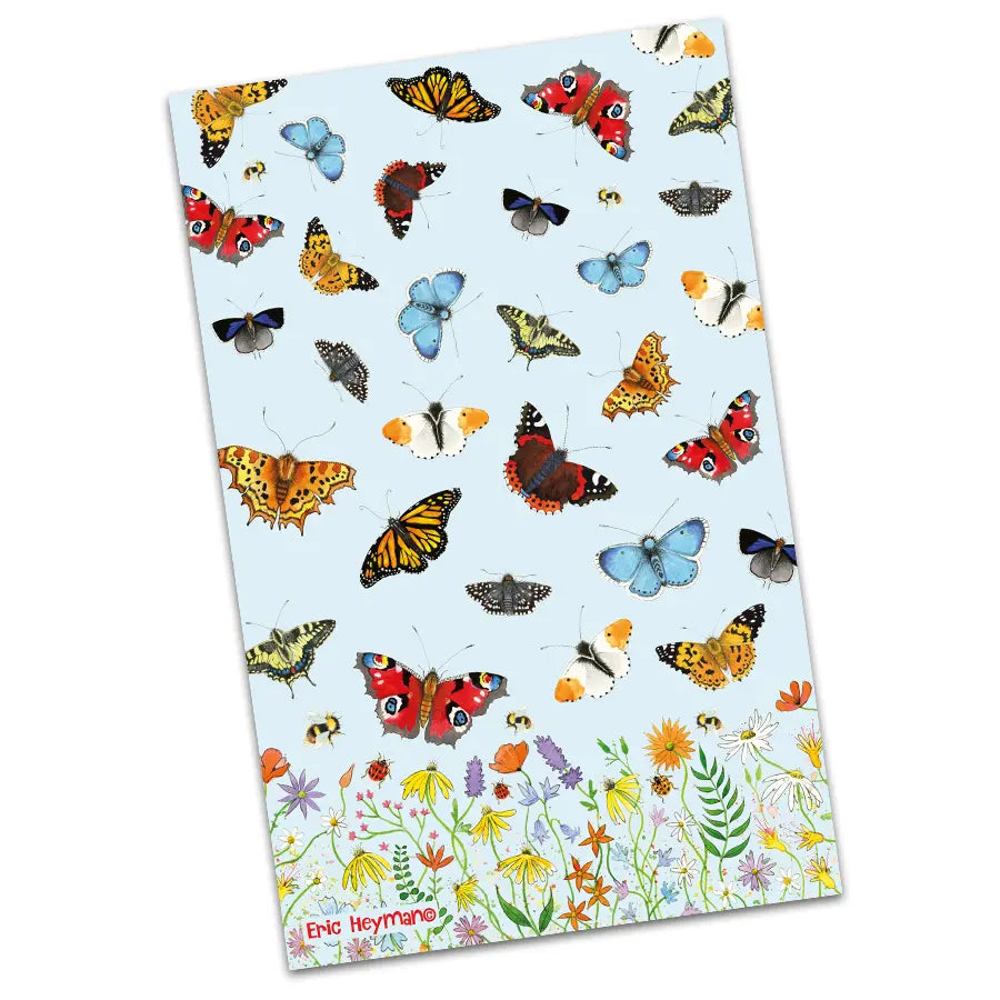 Emma Ball Butterflies Tea Towel