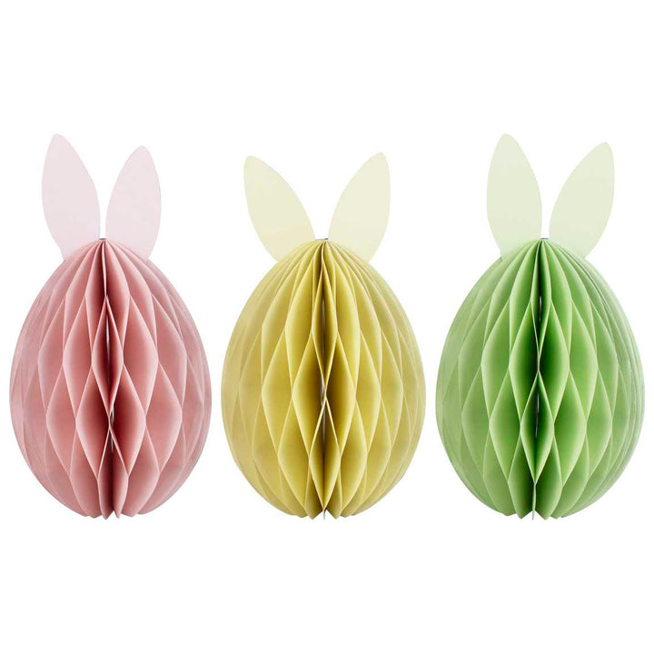 Easter Bunny Honeycomb Decorations