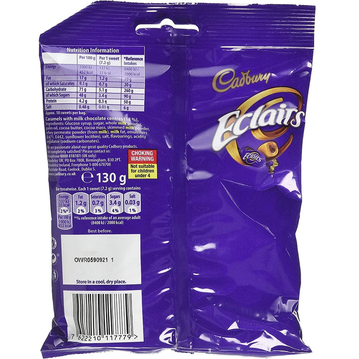 Cadbury Chocolate Eclairs 130g