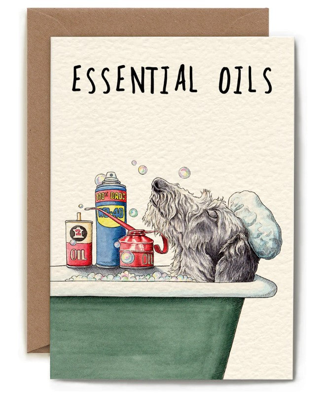 Essential Oils Greetings Card