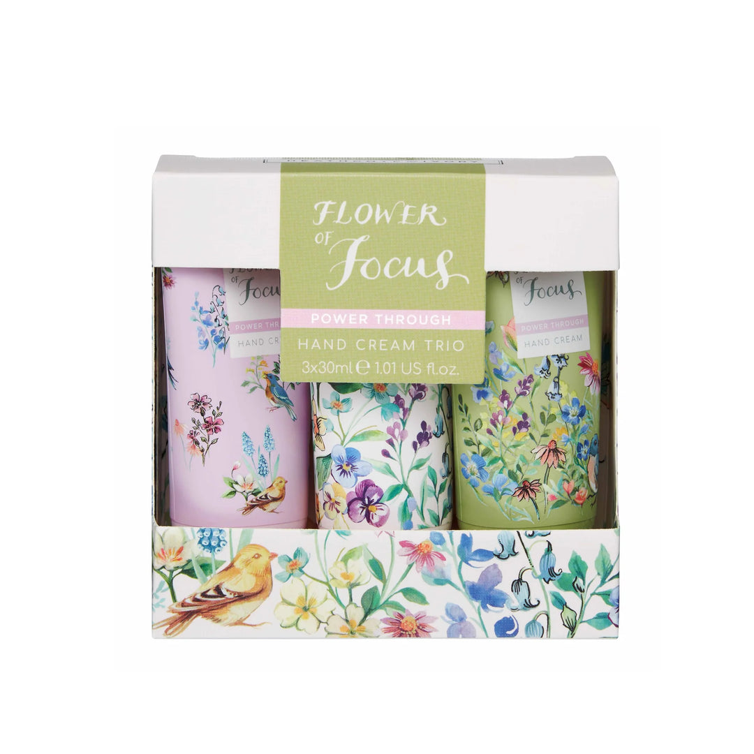 Flower Focus Hand Cream Trio