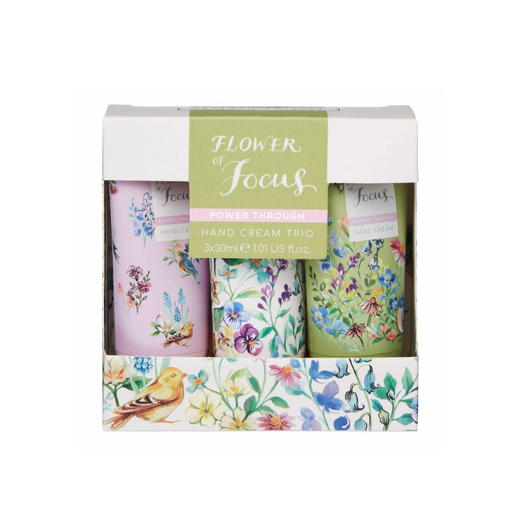 Flower Focus Hand Cream Trio