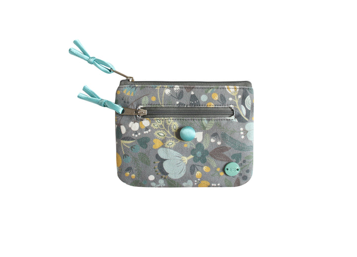 Floral Printed Canvas Emily Purse