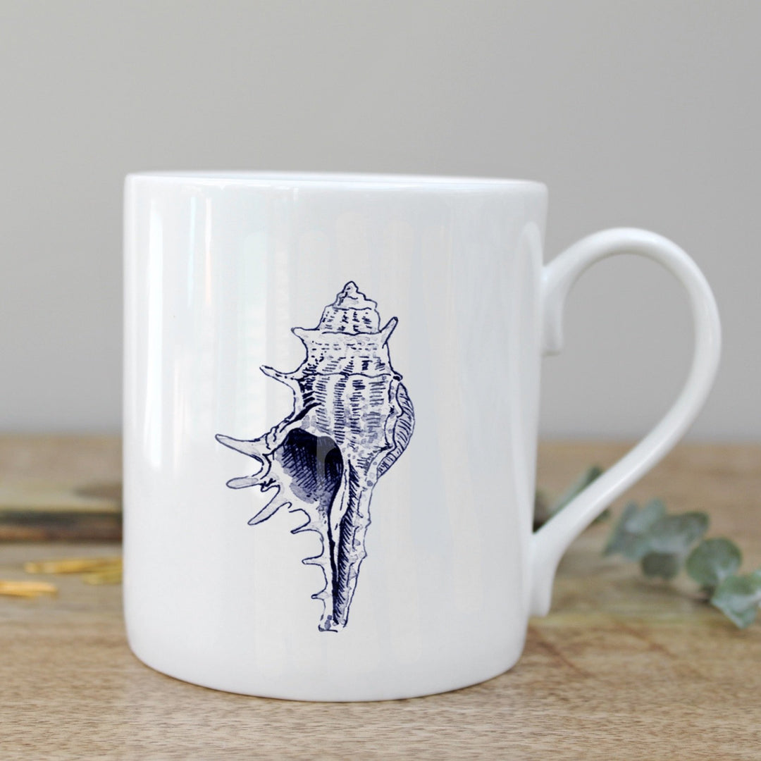 Conch Bone China Mug Boxed