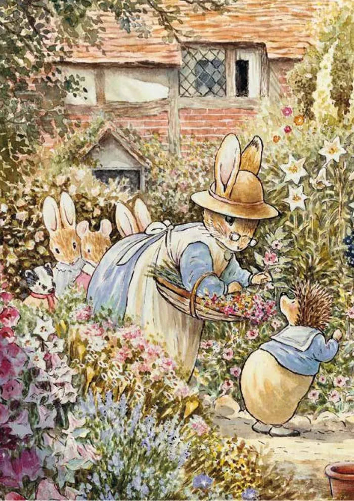 Cottage Garden Greeting Card