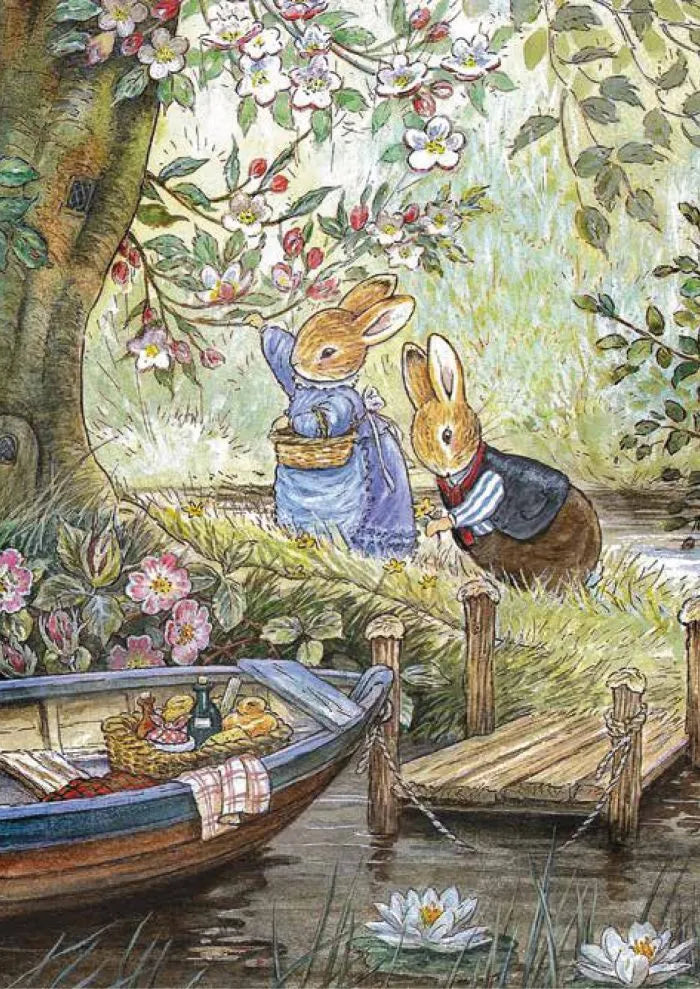 Spring Picnic Greeting Card