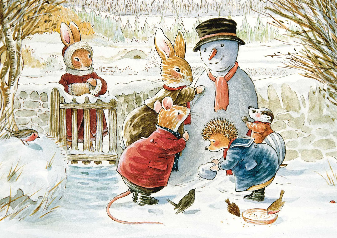 Mr Snowman Christmas Card