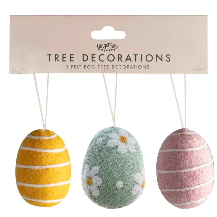 Felt Easter Egg Tree Decorations