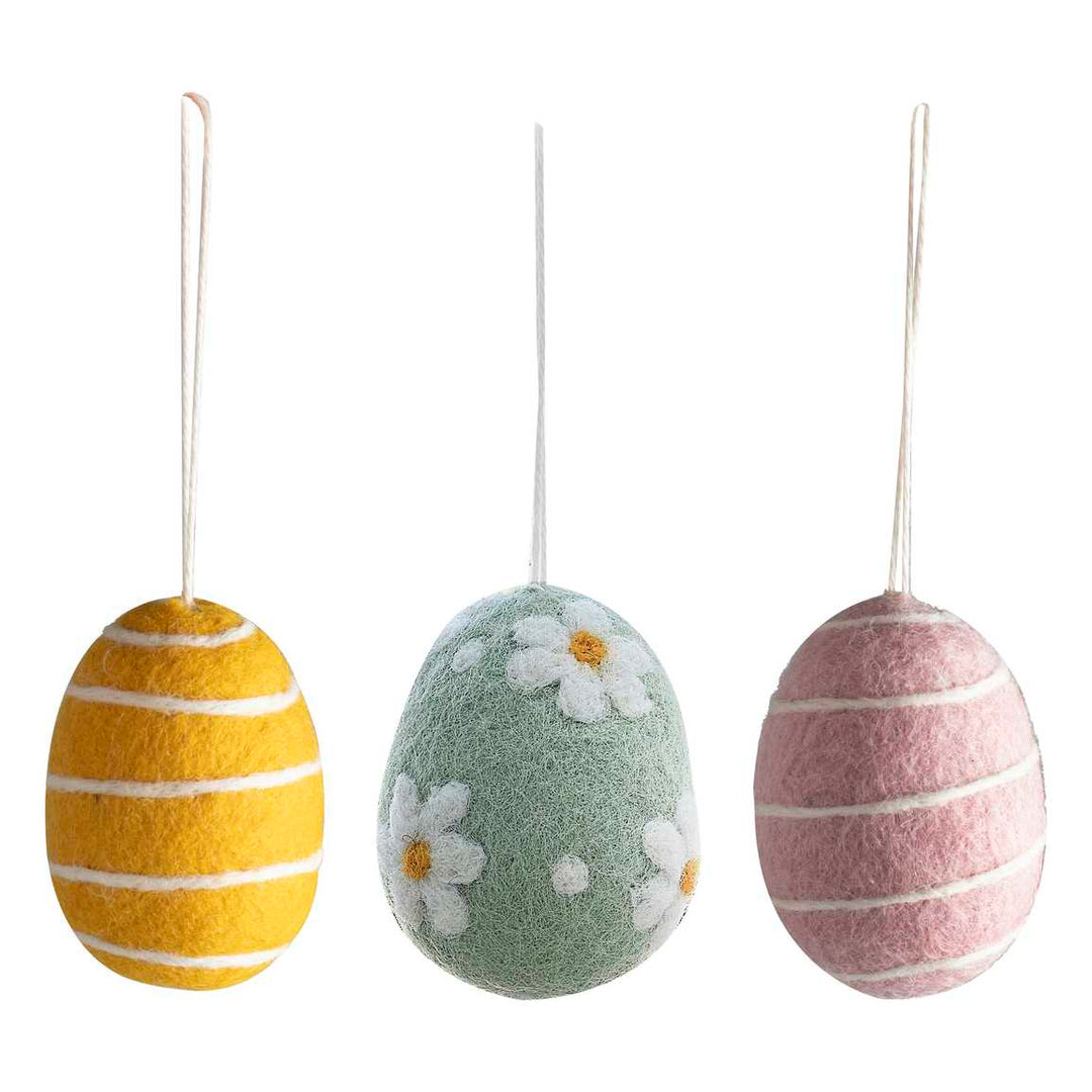 Felt Easter Egg Tree Decorations