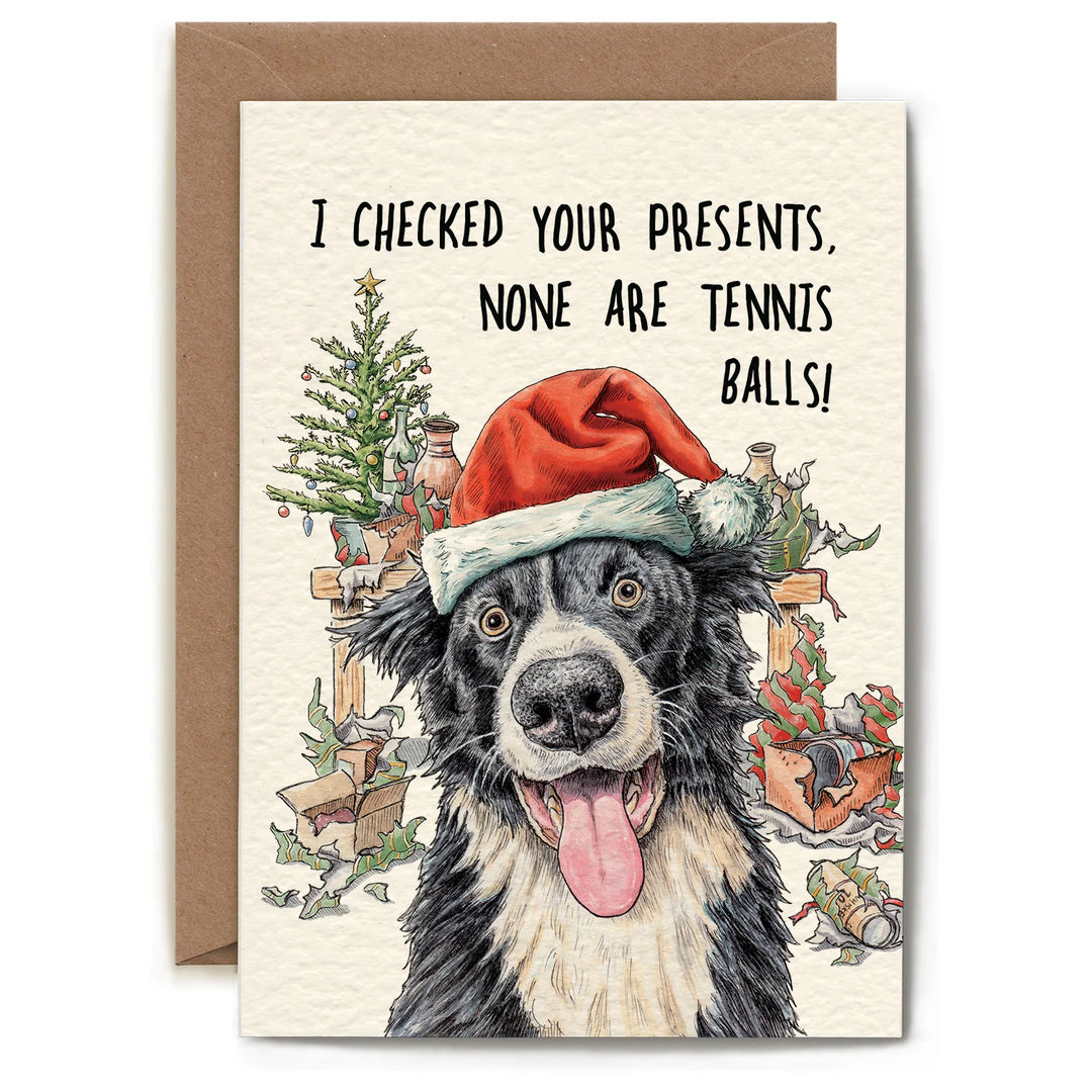 Festive Balls Christmas Greetings Card