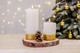 Seasonal Collection - Festive Wishes - Short Pillar - Scented Candle