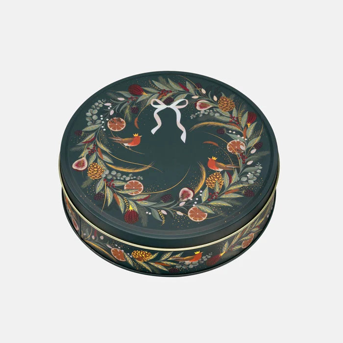 Fig Wreath Round Tin