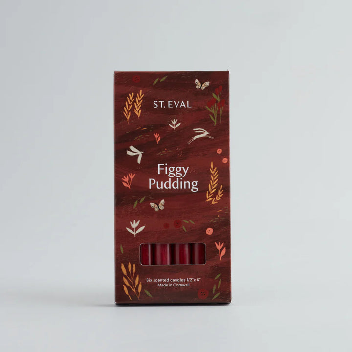 Figgy Pudding Mini Fragranced Christmas Candles - Box of 6