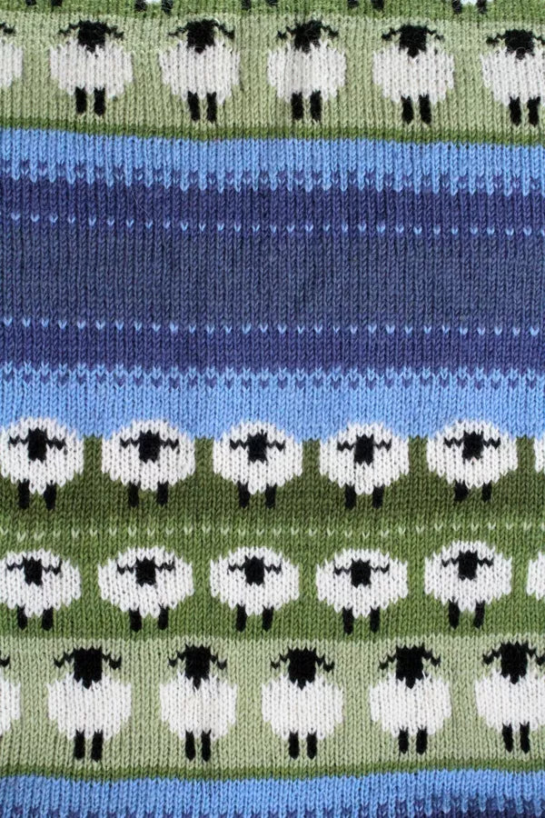 Flock Of Sheep Woolen Throw