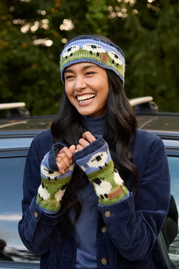 Flock of White Sheep Headband