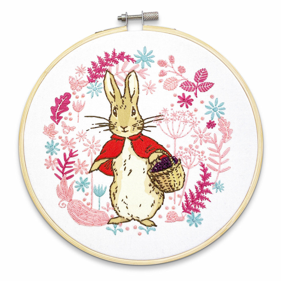 Flopsy Goes Blackberry Picking Embroidery Kit