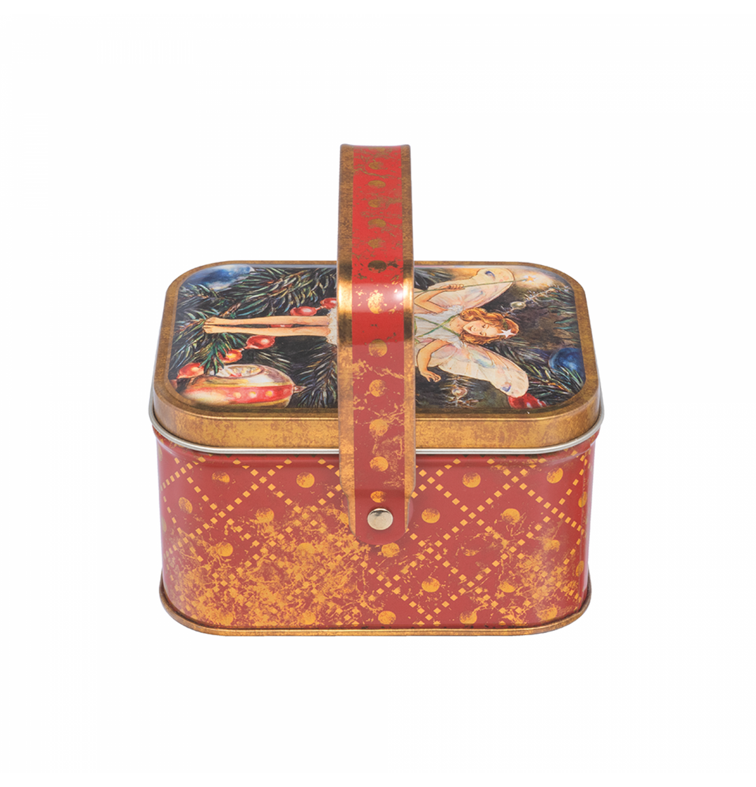 Flower Fairies Christmas Tin Basket