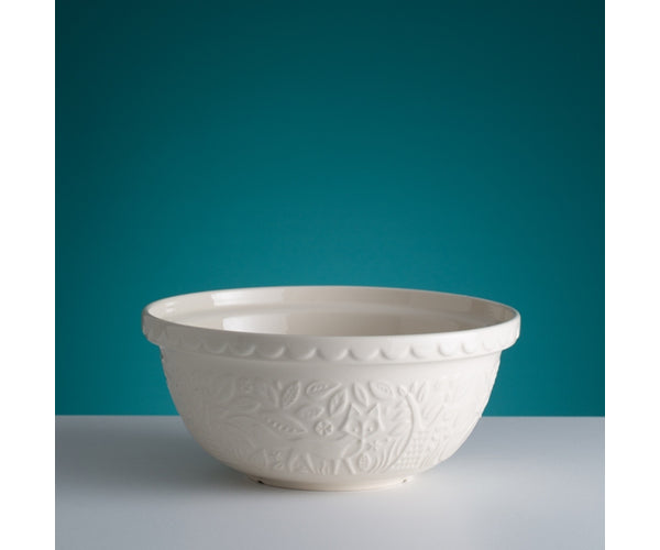 In The Forest Fox Cream Mixing Bowl - Size 12 (11.25 in)