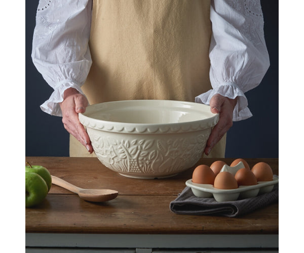 In The Forest Fox Cream Mixing Bowl - Size 12 (11.25 in)
