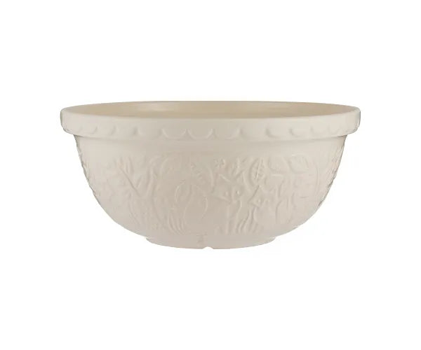 In The Forest Fox Cream Mixing Bowl - Size 12 (11.25 in)