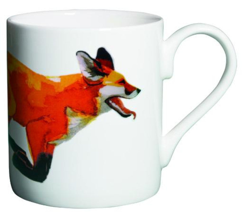 Bone China Fox Mug by Mary Ann Rogers