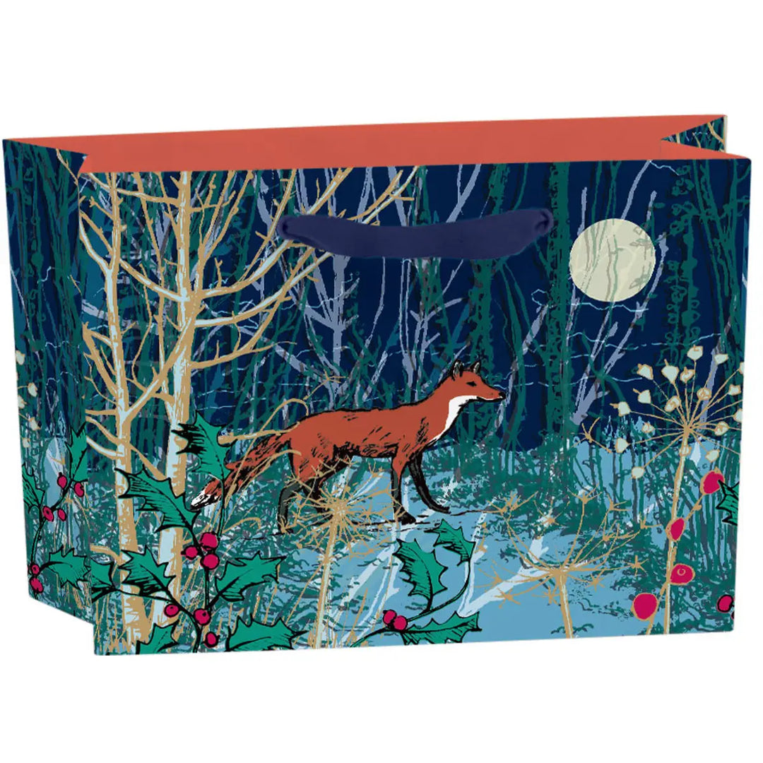 Winter's Tale Fox Landscape Gift Bag (8.5x6.5)