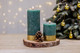 Seasonal Collection - Frosted Woods - Short Pillar - Scented Candle