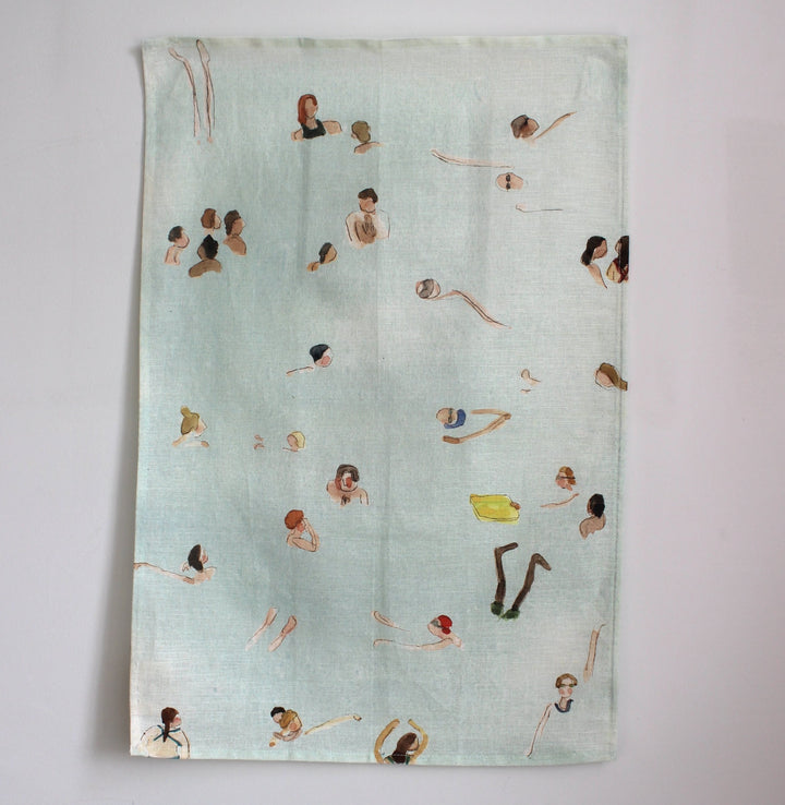 Fun Swim Linen/Cotton Tea Towel